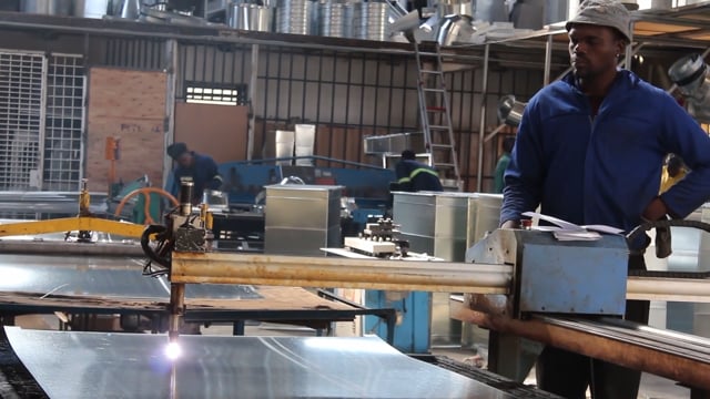 Maker Video: KlimatAir Air Conditioning Cut Galvanised Steel Sheet by MetalWise Lite CNC Plasma Cutter