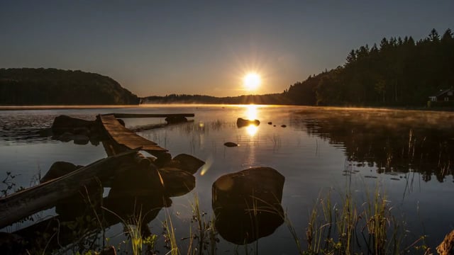 Sunrise over