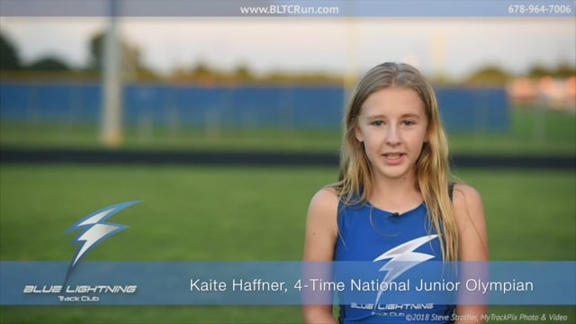 Katie Haffner, National Junior Olympian & @-Time All-American 