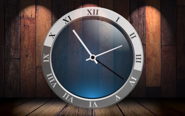 Digital clocks took the space out of time