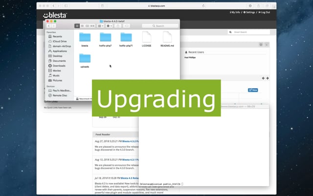 Upgrading