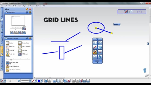 Starboard - Grid Lines