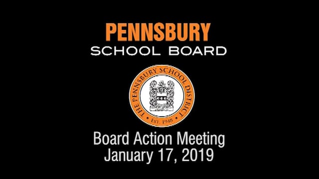 Pennsbury School Board Meeting for January 17, 2018