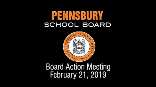 Pennsbury School Board Meeting for February 21, 2019