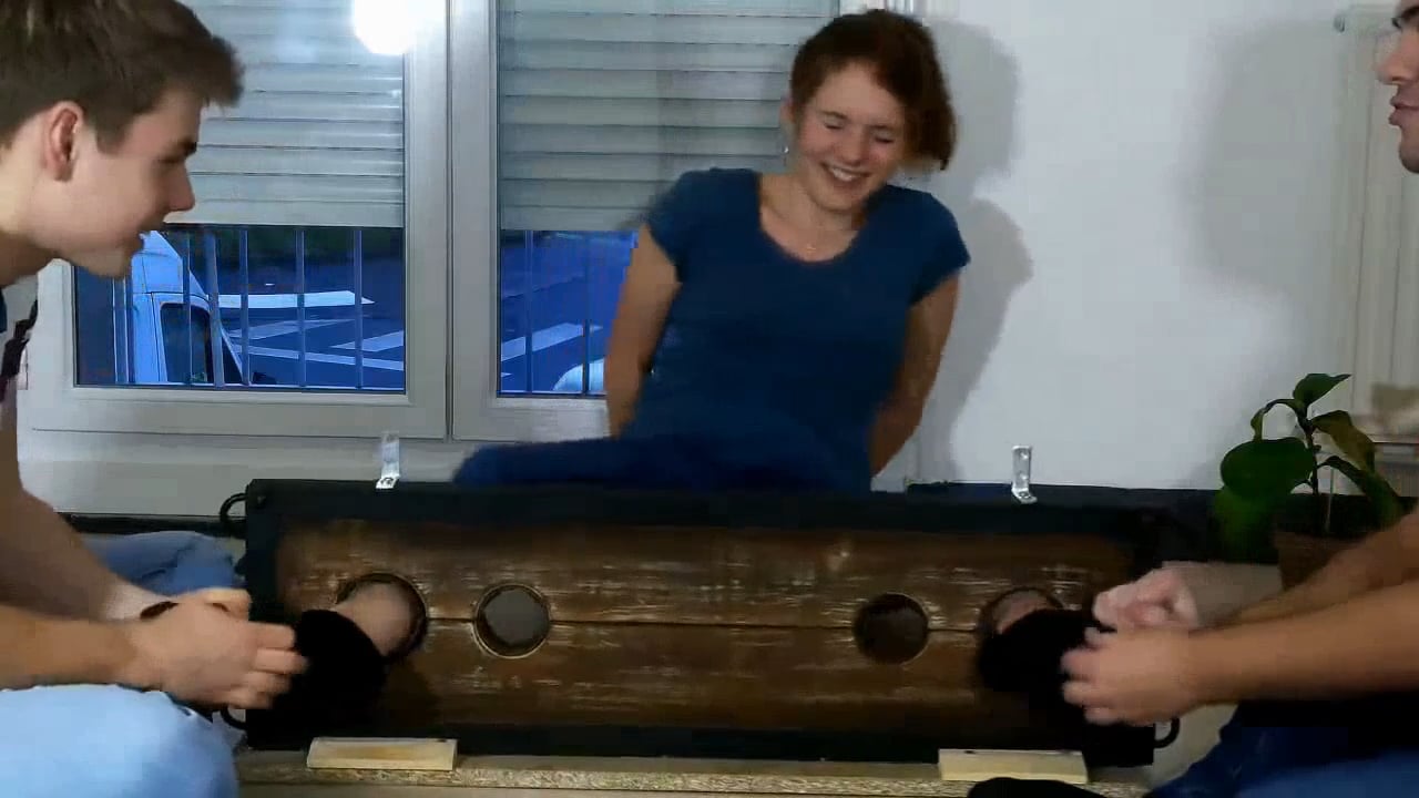 Tana Guillaime Tickled In Stocks On Vimeo