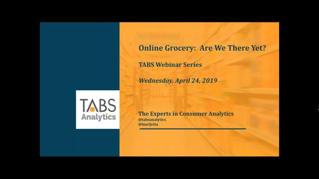 Online Grocery  Are We There Yet (04/24/2019)