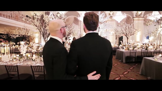 Luxurious Same Sex Wedding at the Chateau Frontenac Quebec City
