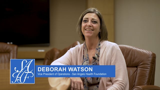 San Angelo Health Foundation - Customer Success Story (Deborah Watson - Vice President of Operations)
