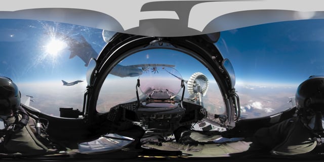 A400M air-to-air refueling Eurofighter