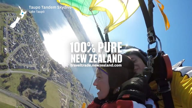 Tourism NZ - Taupo Tandem Skydive