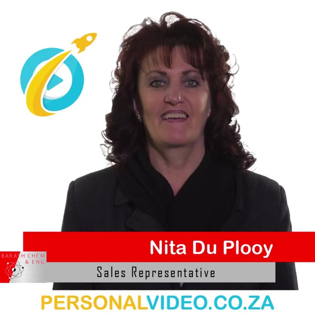 Nita Du Plooy, #SalesRepresentative of Barath Chemicals, Square Video #PersonalVideo.co.za (2019-07-24)
