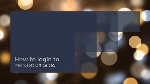 Microsoft Office 365 Login