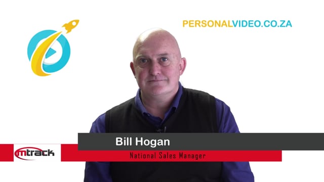 Bill Hogan, #NationalSalesManager of M Track, HD Video #PersonalVideo.co.za (2019-08-05)