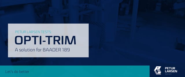 Testing the Opti-Trim kit