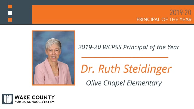 WCPSS Principal of the Year Ruth Steidinger 2019-20 Final