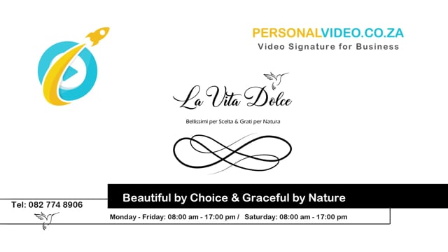 La Vita Dolce, Business of #BeautyBoutique, HD Video #PersonalVideo.co.za (2019-08-26)