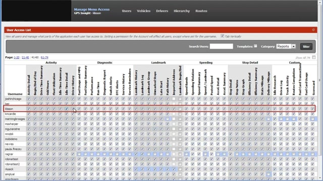 Users | Features | Wex Telematics