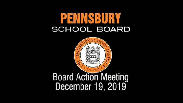 Pennsbury School Board Meeting For December 19, 2019
