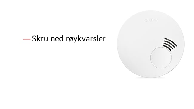 Demontering røykvarsler - TC