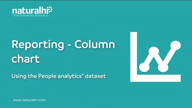 Analytics - Drilldown from a Column chart to a Table report