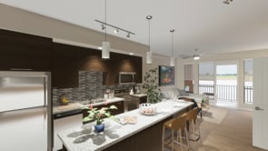 B2 Model - One Bedroom, One Bath
