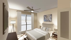 D Model - Two Bedroom, Two Bath