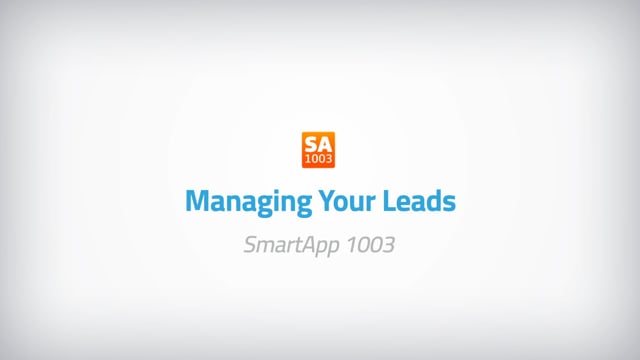 SmartApp 1003: QuickStart User Guide