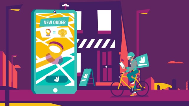 Deliveroo Training Animation