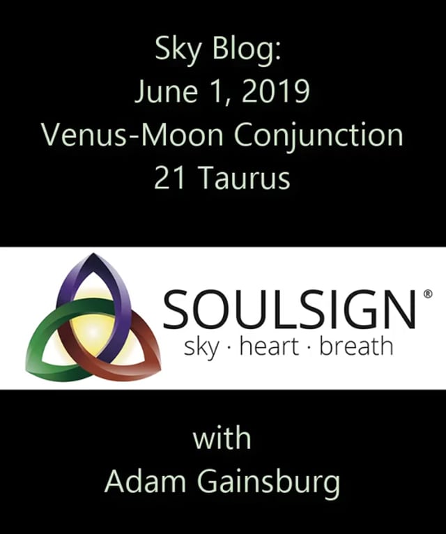 Sky Blog: Venus Moon June 1 2019