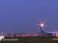 飛行機の着陸 タイムラプス・1.5sec/1shot