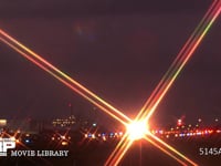 飛行機の着陸 タイムラプス・1.5sec/1shot