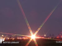 飛行機の着陸 タイムラプス・1.5sec/1shot