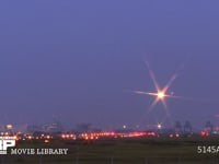 飛行機の着陸 タイムラプス・1.5sec/1shot