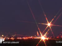 飛行機の着陸 タイムラプス・1.5sec/1shot