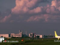 飛行機の着陸 タイムラプス・1.5sec/1shot