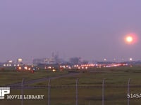 着陸する旅客機(羽田) タイムラプス・1.5sec/1shot