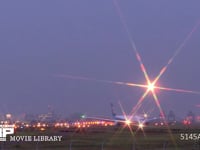 着陸する旅客機(羽田) タイムラプス・1.5sec/1shot