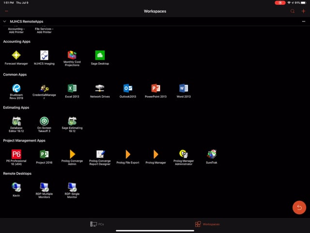 Microsoft Remote Desktop Client for iOS