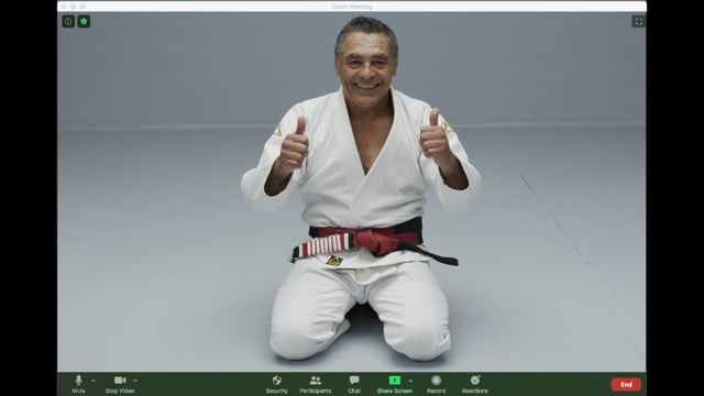 Aula do Rickson Gracie em 15 de Julho de 2020