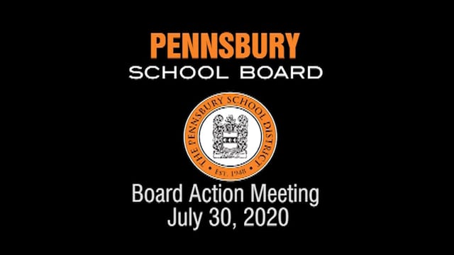 Pennsbury School Board Meeting for July 30, 2020