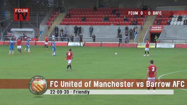 FC United vs Barrow AFC - Goals - 22-08-20