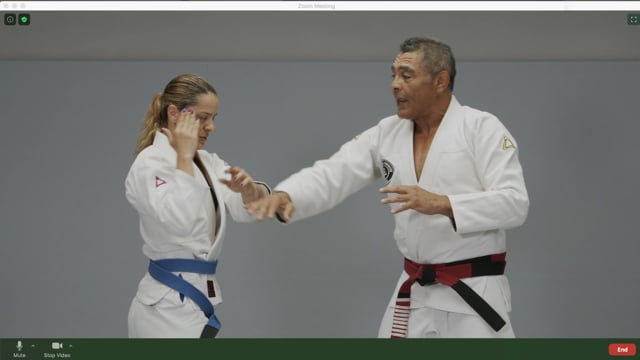 Aula do Rickson Gracie em 26 de Agosto de 2020