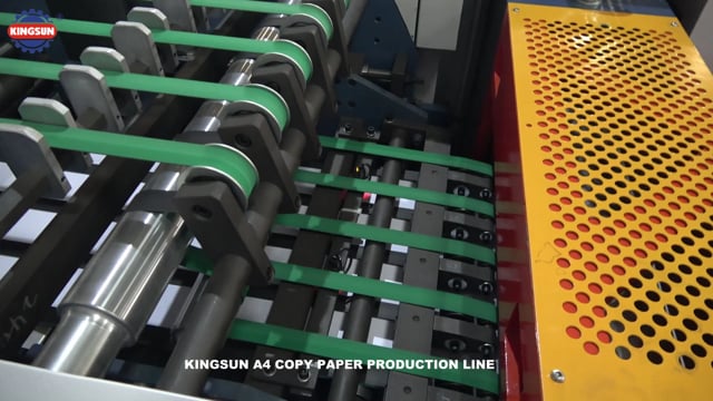 TWO PAPER ROLL A4 COPY PAPER CUTTING AND PACKAGING MACHINE