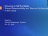 SecTor 2020 - David Lu - Knowing Is Half The Battle: Shared Responsibility And Secure Configuration In The Cloud