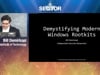 SecTor 2020 - Bill Demirkapi - Demystifying Modern Windows Rootkits