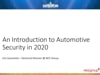 SecTor 2020 - Eric Evenchick - An Introduction to Automotive Security in 2020