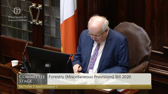 Forestry (Miscellaneous Provisions) Committee 25th Sept 2020, Part 1