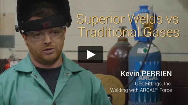 Kevin Perrien from US Fittings wearing welding PPE