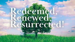 REDEEMED, RENEWED, RESURRECTED