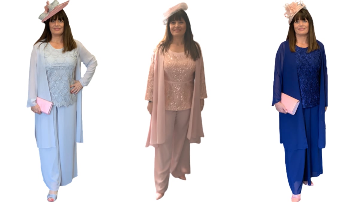 ladies floaty trouser suits
